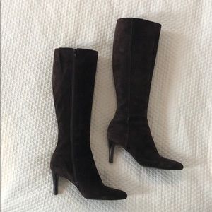 Ann Taylor suede knee high boots 8.5